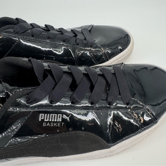 Puma Basket Bow Women’s Black 8.5 8 1/2 Sneakers - Picture 6 of 8